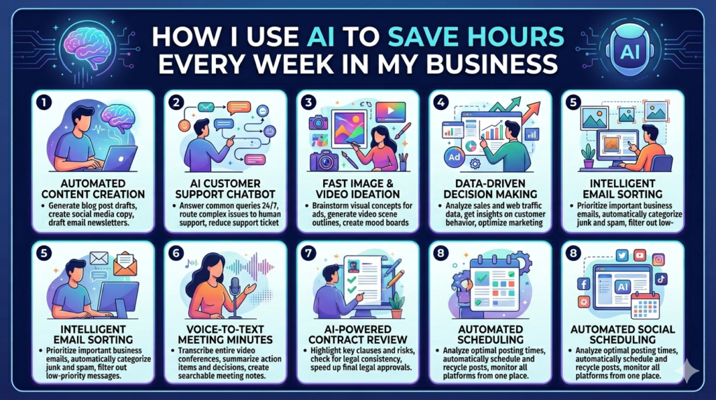 How I Use AI to Save Hours Every Week in My Business