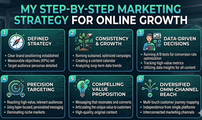 My Step-by-Step Marketing Strategy for Online Growth