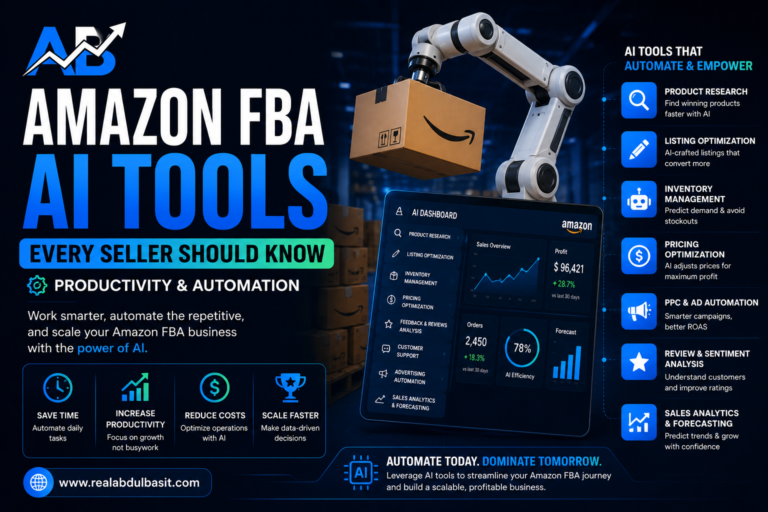 Amazon FBA AI Tools Every Seller Should Know in 2026!