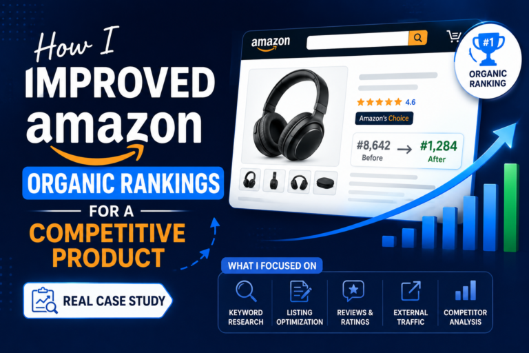 How I Improved Amazon Organic Rankings for a Competitive Product?