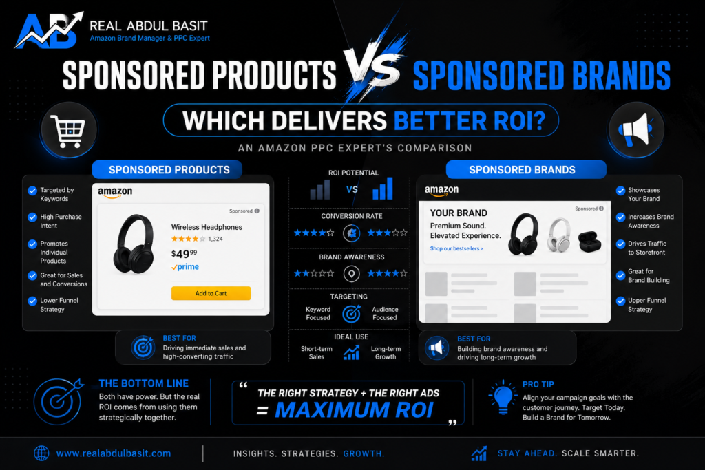 Sponsored Products vs Sponsored Brands: Which Delivers Better ROI?