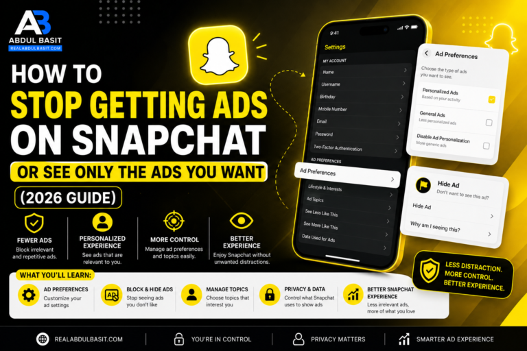 How to Stop Getting Ads on Snapchat or See Only the Ads You Want (2026 Guide)